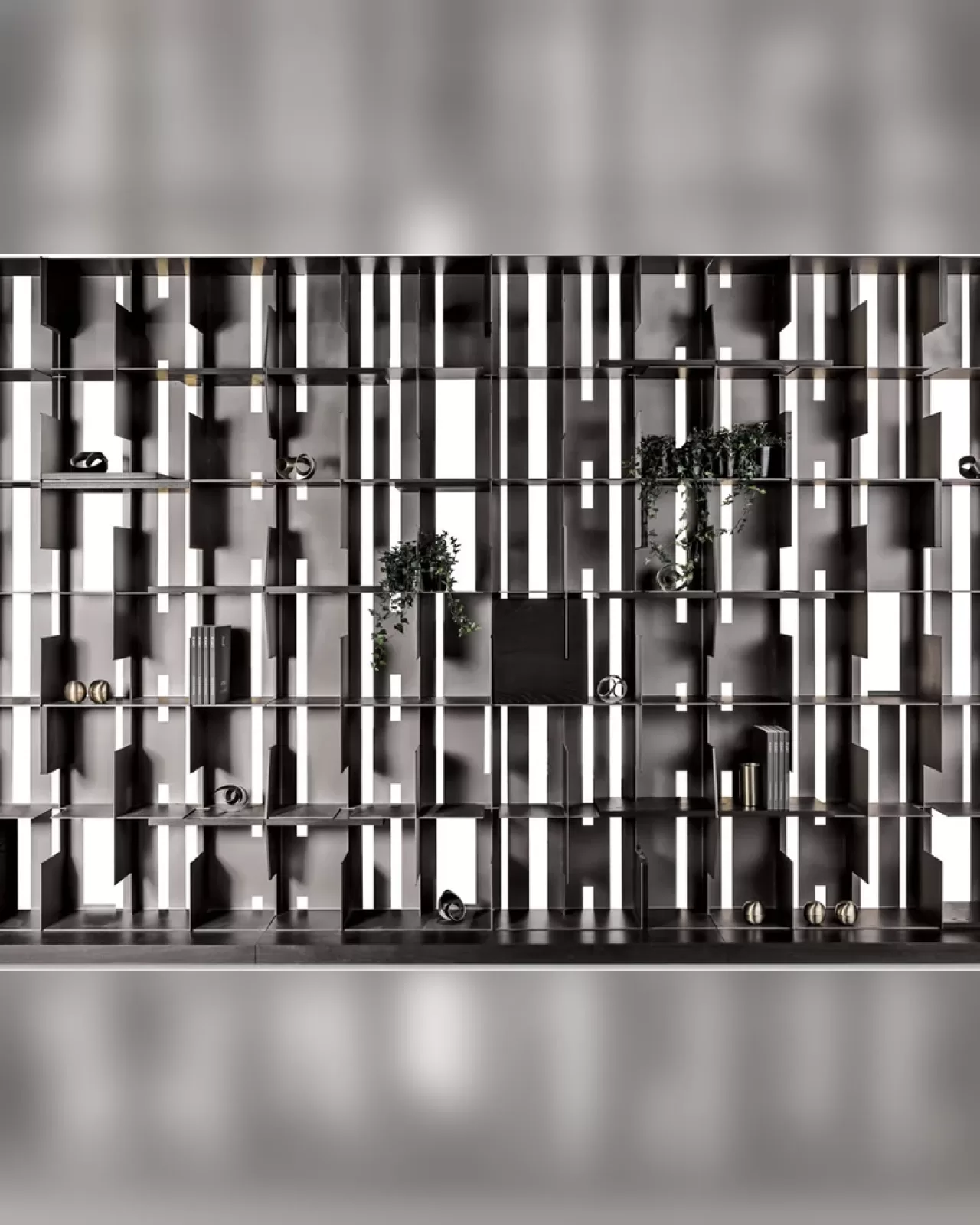 Hong Kong Bookcase Composition, Cantori bookcase made in Italy