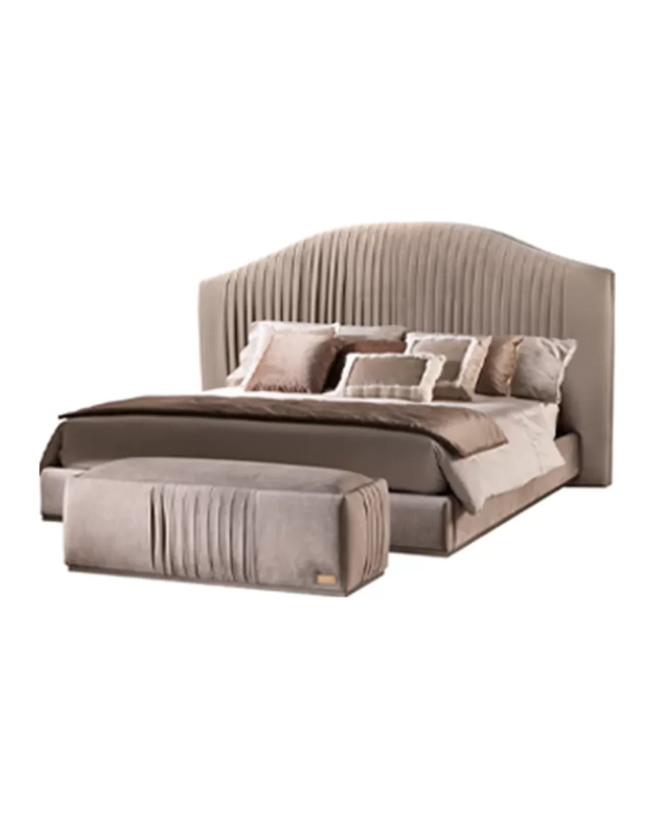 Cobalto Bed, Epoque upholstered bed