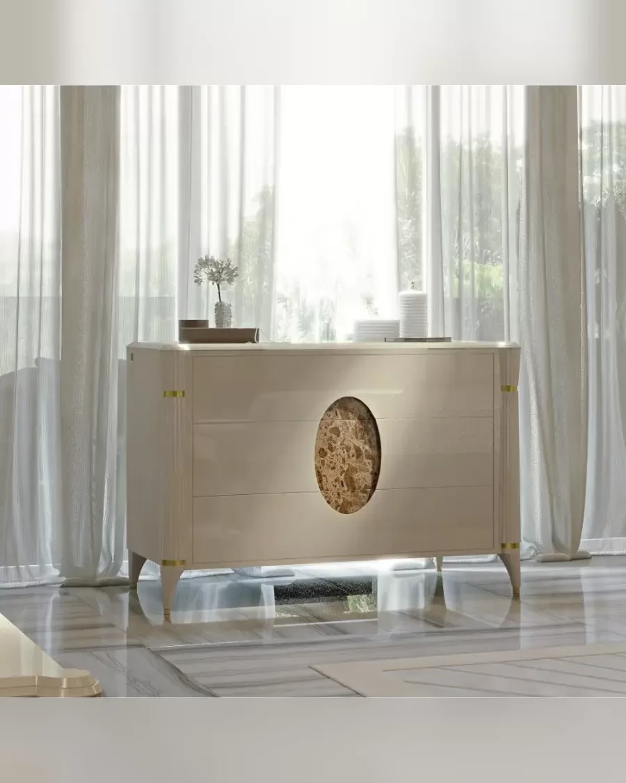 Ellipse Chest of Drawers by Francesco Pasi, italian made furniture