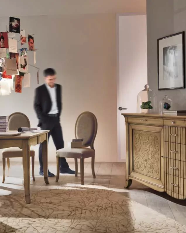 New Deco Oval Chair by Francesco Pasi, New Deco furniture in solid cherry