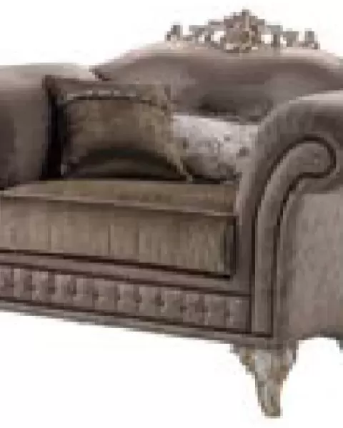 Gran Guardia Loveseat with 2 Cushions by Francesco Pasi, Gran Guardia carved classic sofa