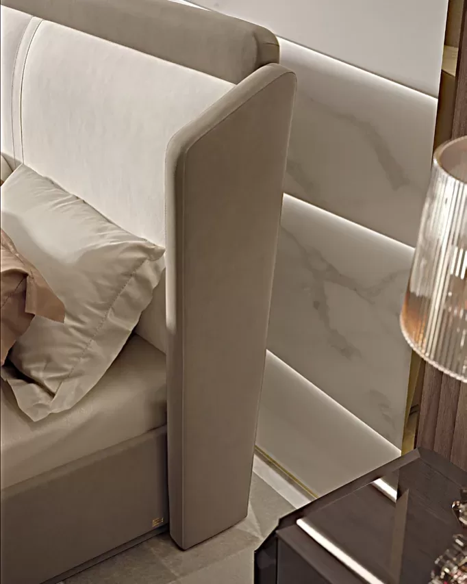 Icon Upholstered Bed by Francesco Pasi, luxury bedroom sets