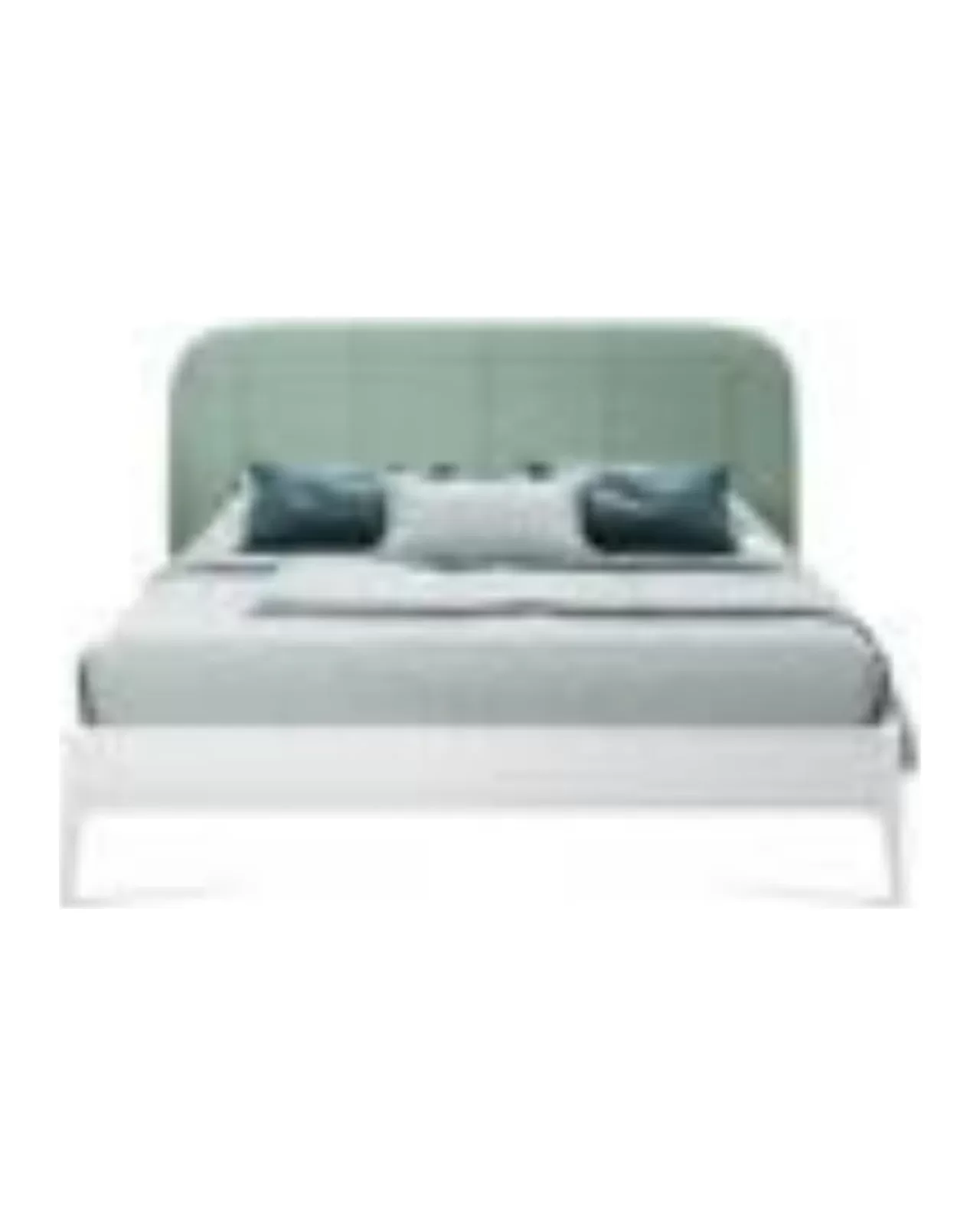 Letto Musa, Testiera modello A, 160x200 di Francesco Pasi, letto imbottito italiano moderno