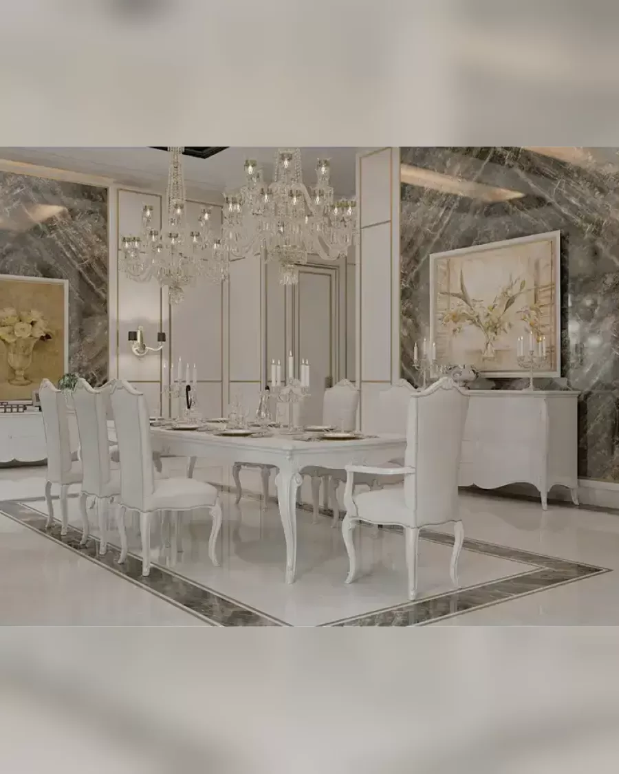 Opera Dining Table 3009 by Francesco Pasi, carved dining room table from 200 to 300 cm