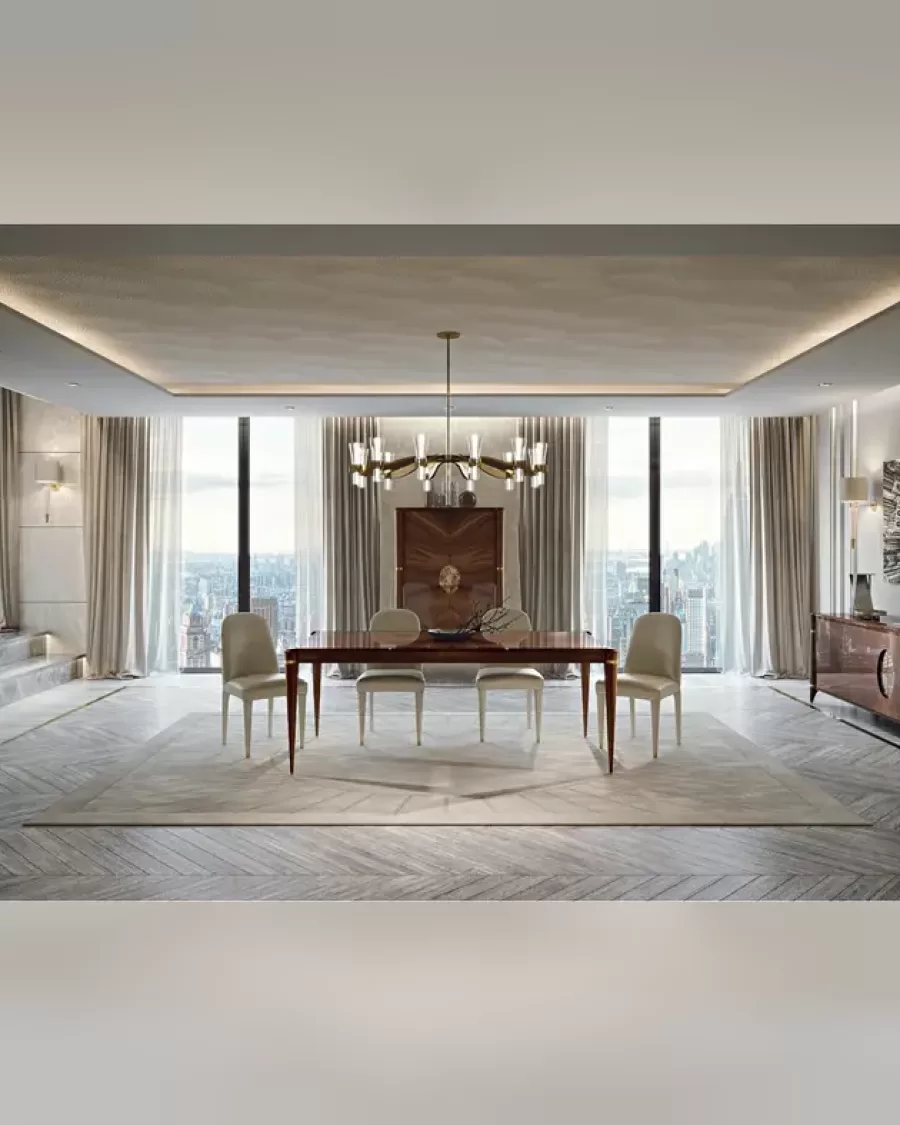 Ellipse Sideboard with Marble Oval by Francesco Pasi, high-end Italian furniture