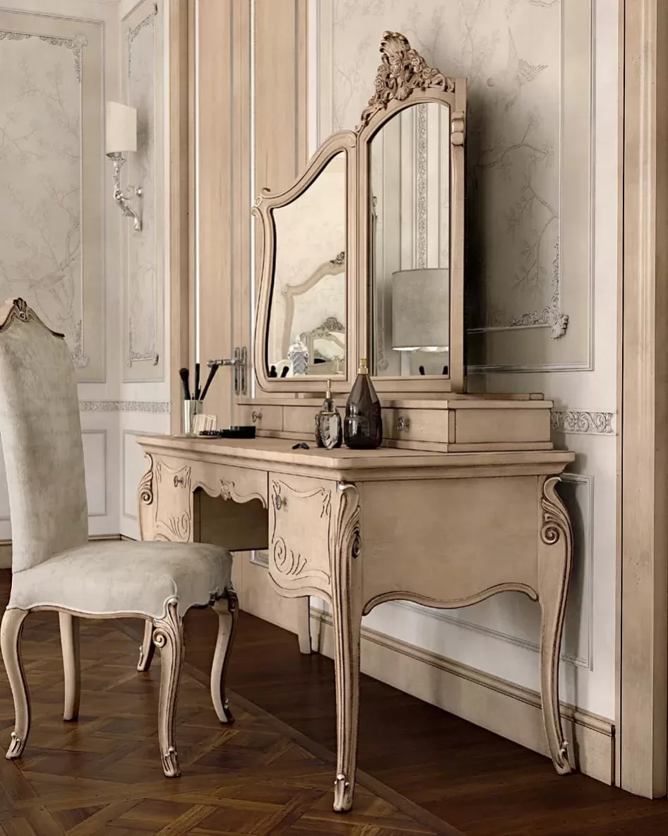 Opera Dressing Table Mirror by Francesco Pasi, luxury Italian mirror