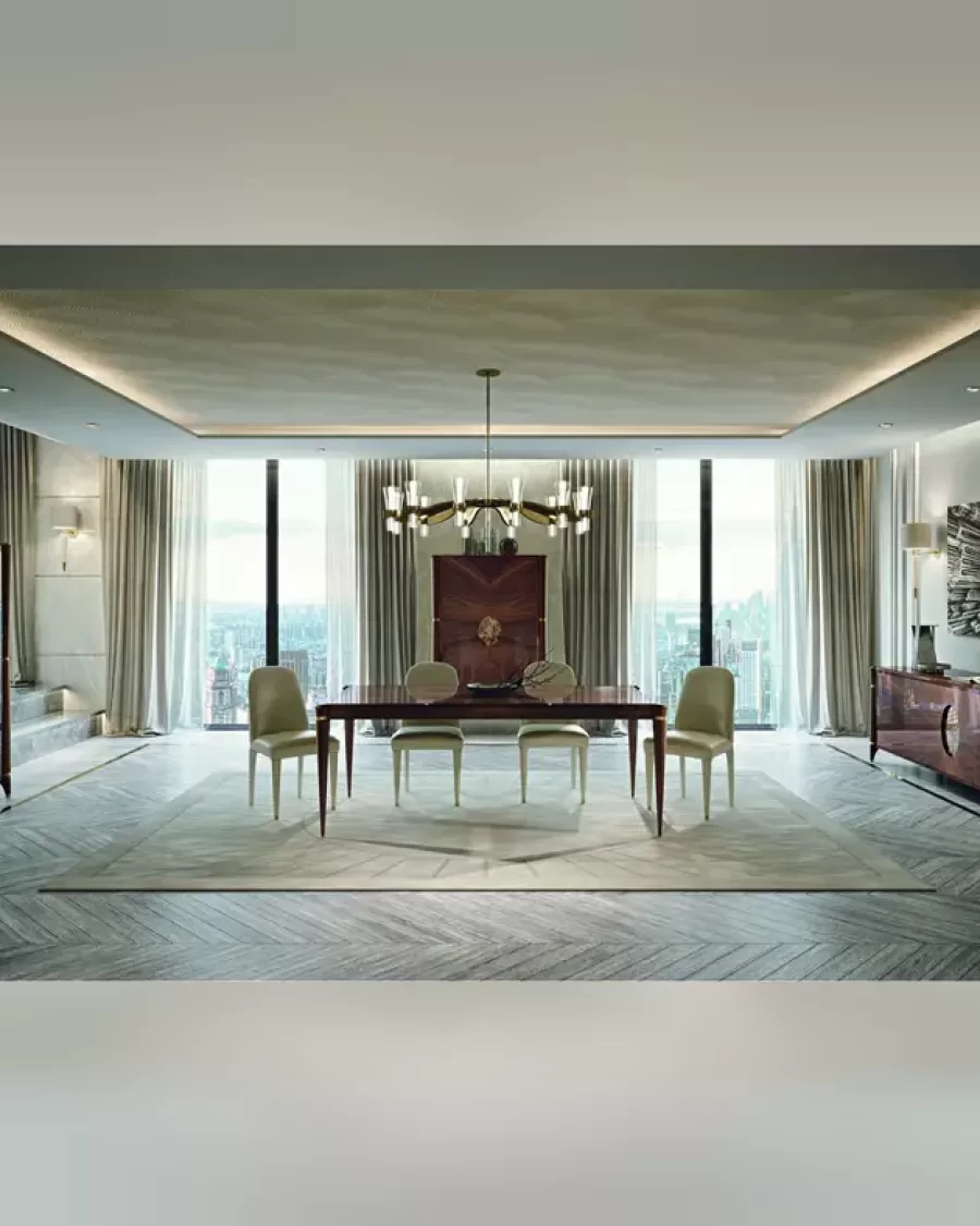Ellipse Two-Door Glass Cabinet by Francesco Pasi, modern luxury furniture