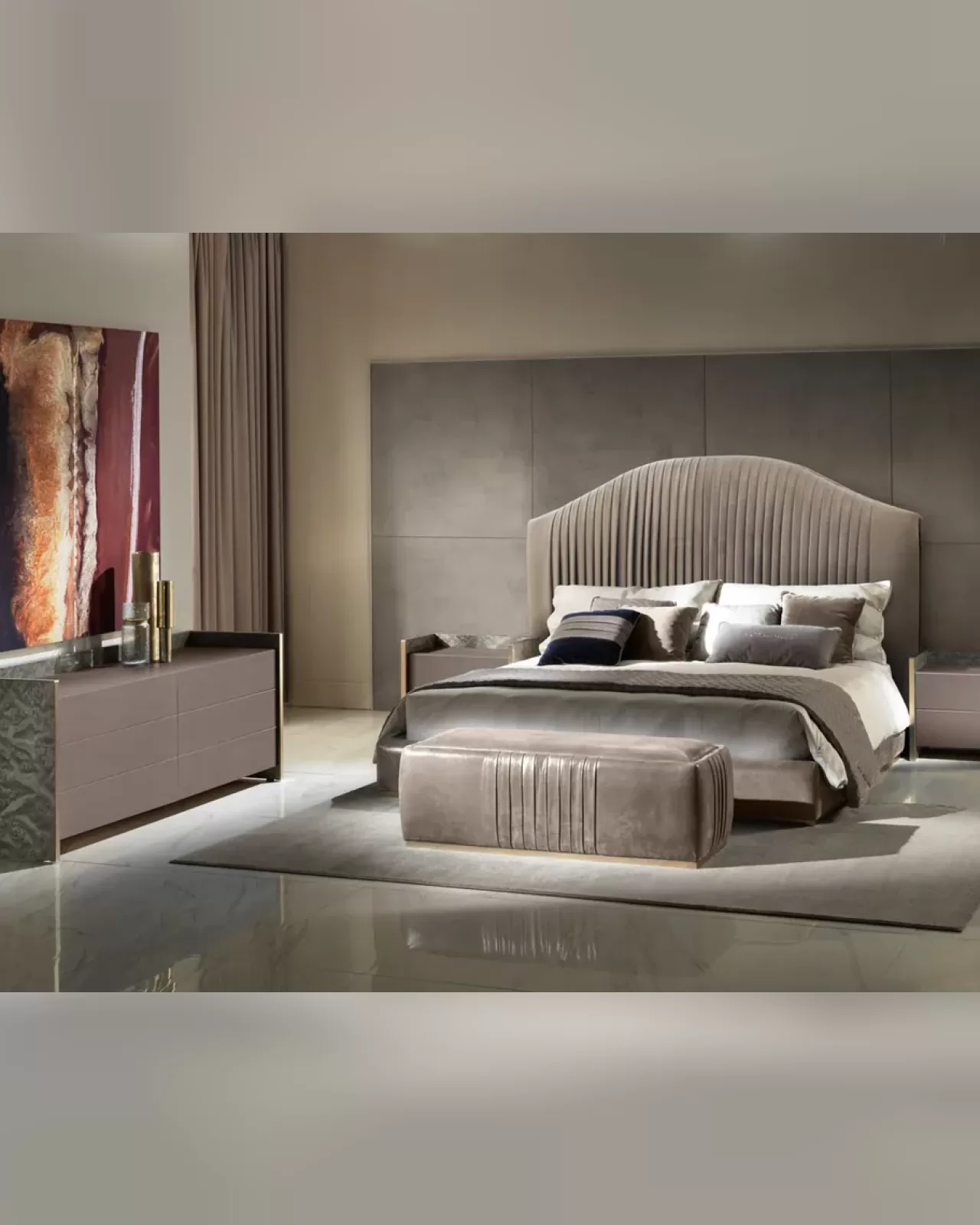 Cobalto Bed by Epoque, modern style furniture