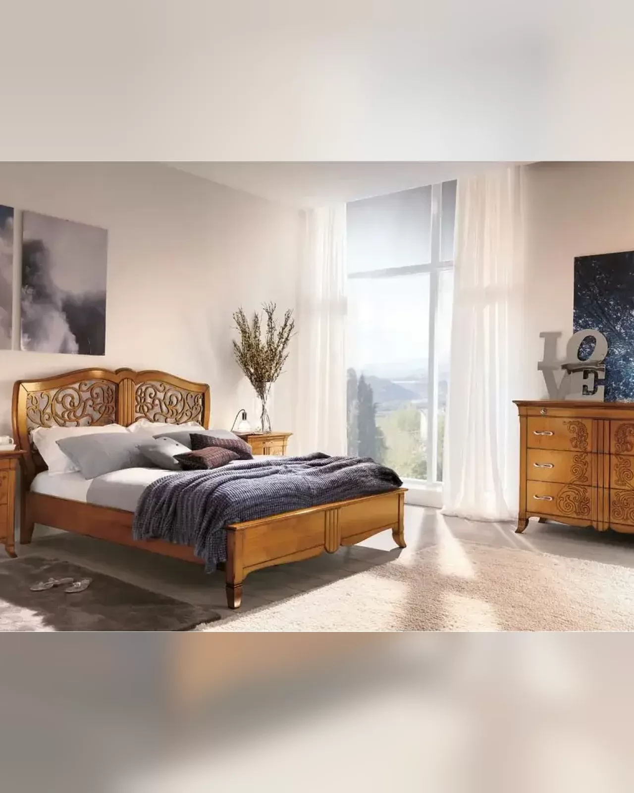 New Deco Nightstand, Natural Facade, Francesco Pasi furniture