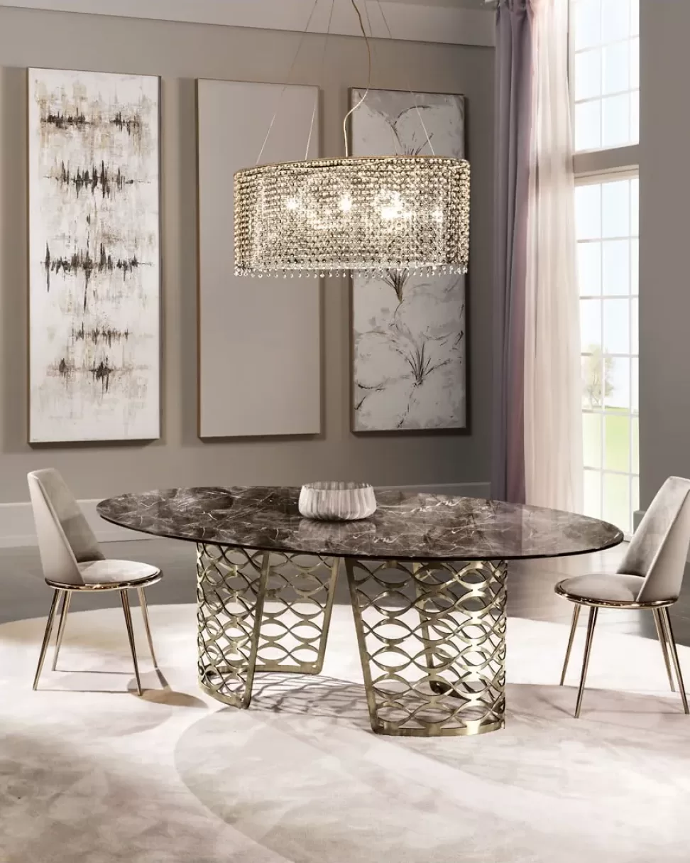 Isidoro Dining Table by Cantori, modern furniture made in italy