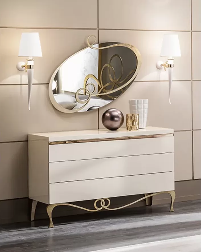 J'Adore Mirror by Cantori, round mirror