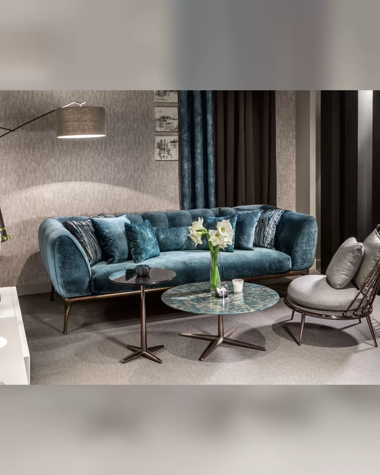 Iseo Sofa by Cantori, sofa made in Italy, made to order in Italy