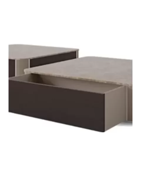 Icon Square Coffee Table by Francesco Pasi, to pair with an Italian leather settee