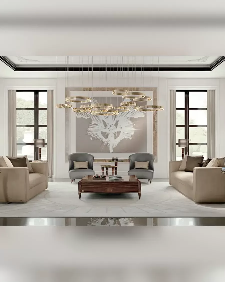 Ellipse Shaped Armchair by Francesco Pasi, to pair with a modular sectional sofa