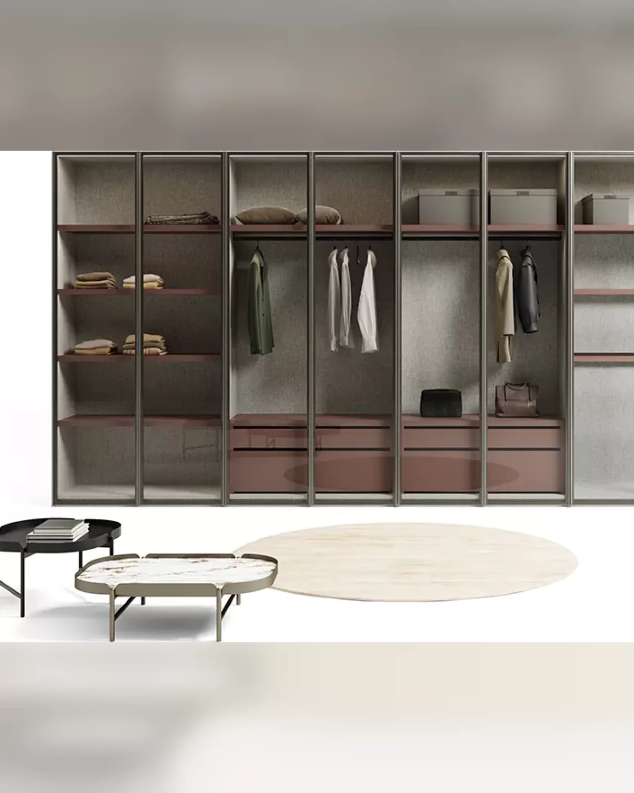 Glass Up Wardrobe, Dall'Agnese furniture