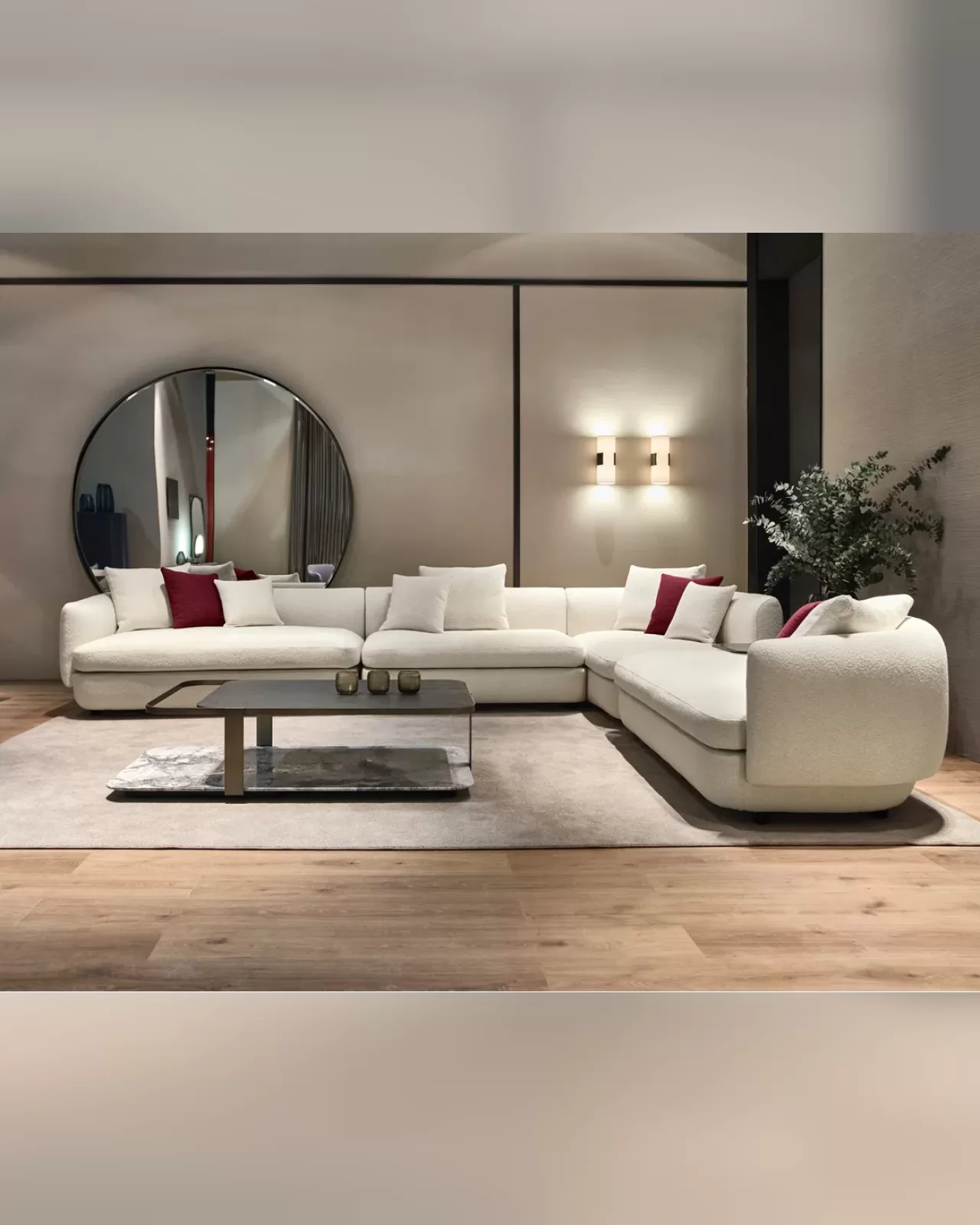 Gabrielle Modular Sofa by Cantori, luxury couch for the living room