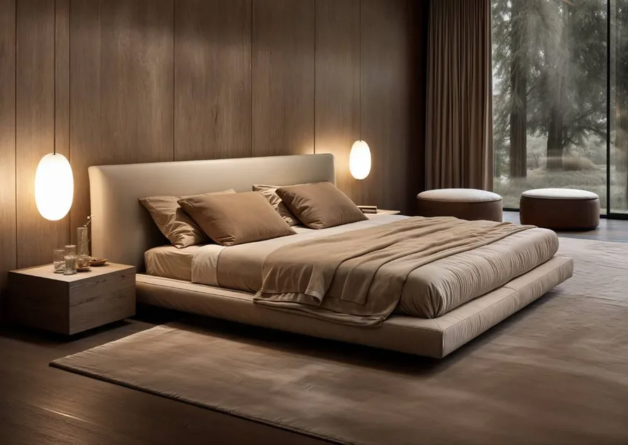 Letto Concept New Trends di Formitalia, letto imbottito di lusso