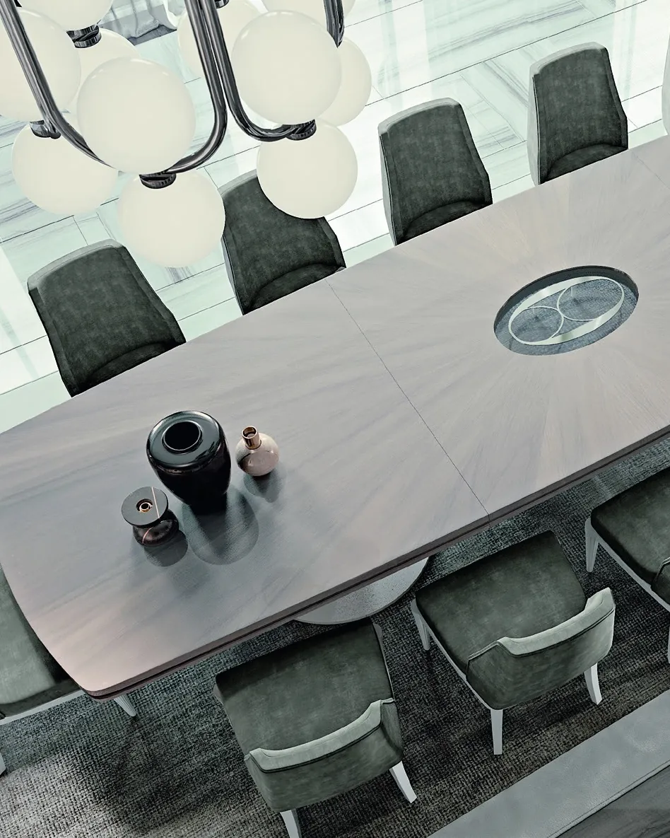 Tavolo da pranzo Ellipse da cinque metri, Mobili per sala da pranzo, di Francesco Pasi