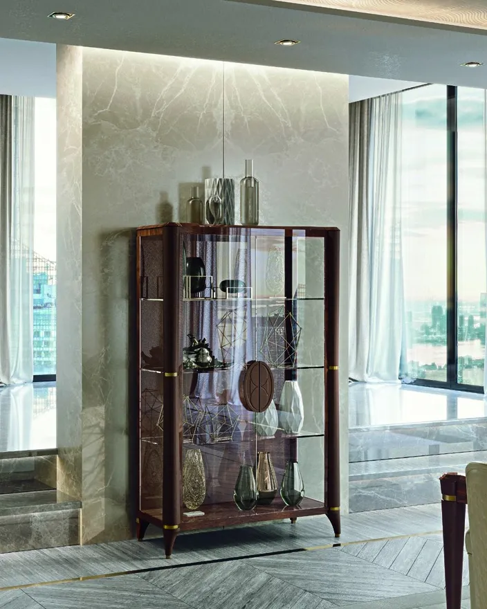 Ellipse Two-Door Glass Cabinet, image 3 of 4, by Francesco Pasi