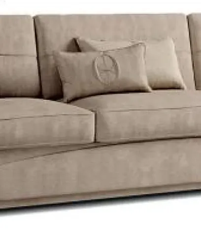 Ellipse Sofa with Straight Arms, Living Room Furniture, by Francesco Pasi