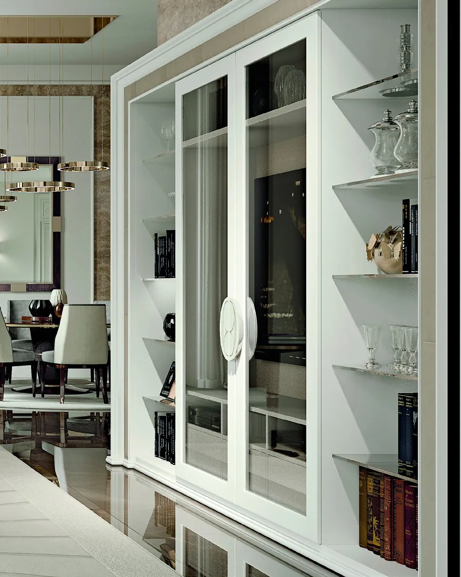Ellipse Wall Unit with Sliding Doors, image 3 of 3, by Francesco Pasi