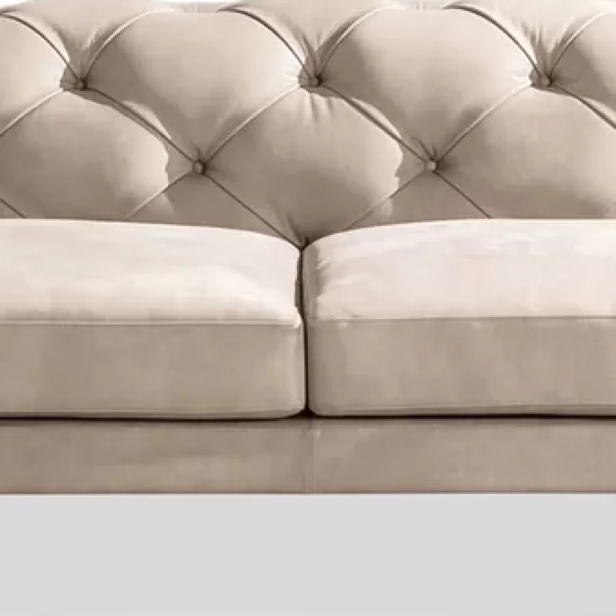 Atenae Sofa by Cantori, luxury living room furniture, in velvet, capitonné sofa