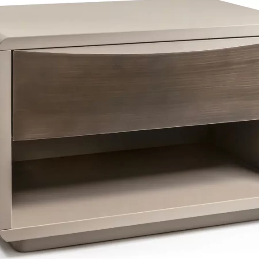 Concetto Bedside Table by Cantori, luxury bedroom furniture, Italian furniture manufacturer