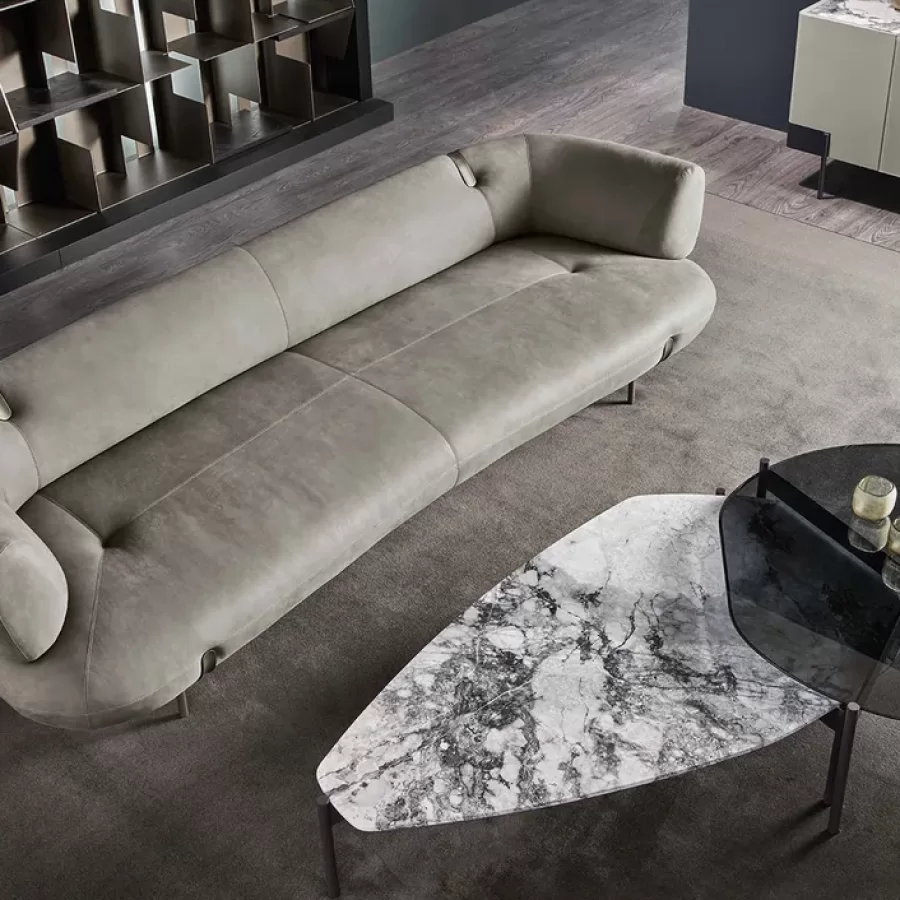 Johnson Coffee Tables by Cantori, Italian furniture company for the living room, marble top