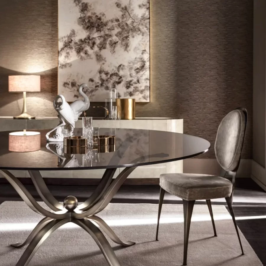 Miss Padded Backrest Dining Chair by Cantori, Italian furniture company for the dining room