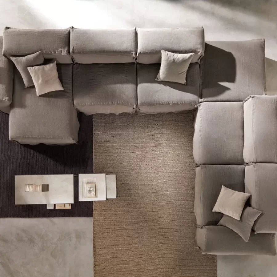 Narciso Sofa Side Tables by Cantori, luxury living room furniture, sofa side table