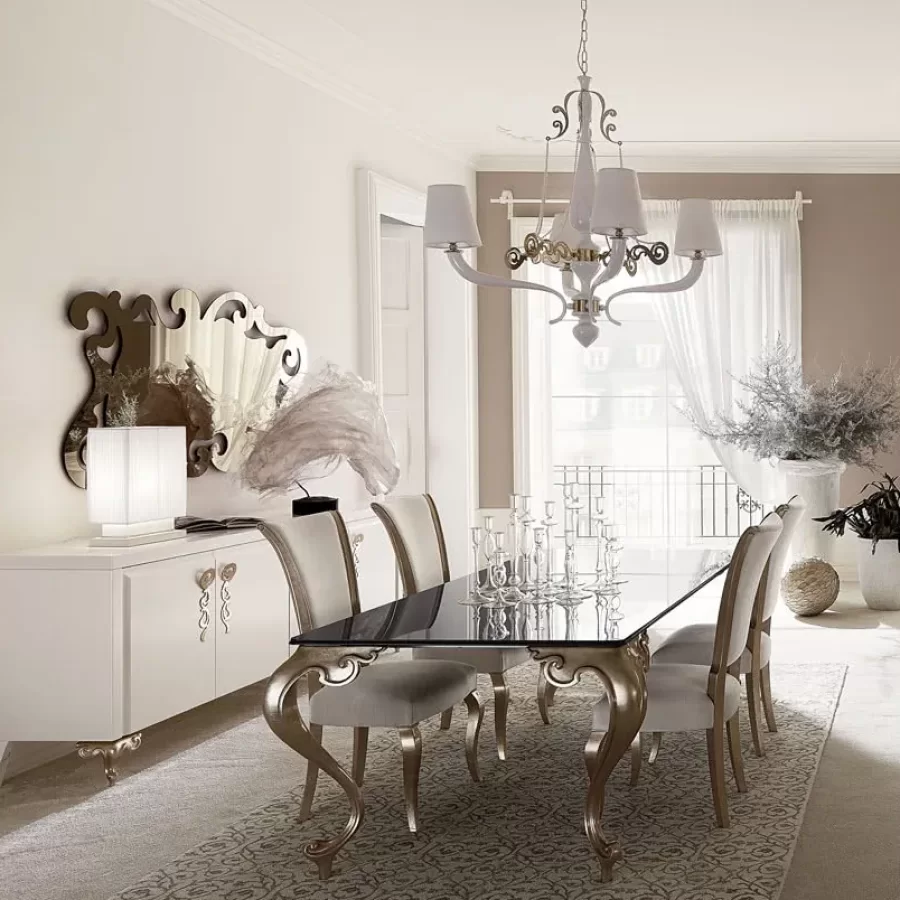 Raffaello Dining Chair by Cantori, luxury Italian furniture for the dining room