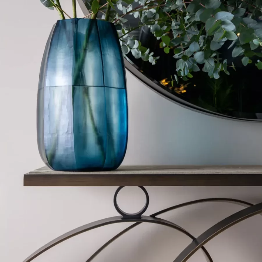 Rodin Console Table by Cantori, Italian furniture company for the dining room, with marble