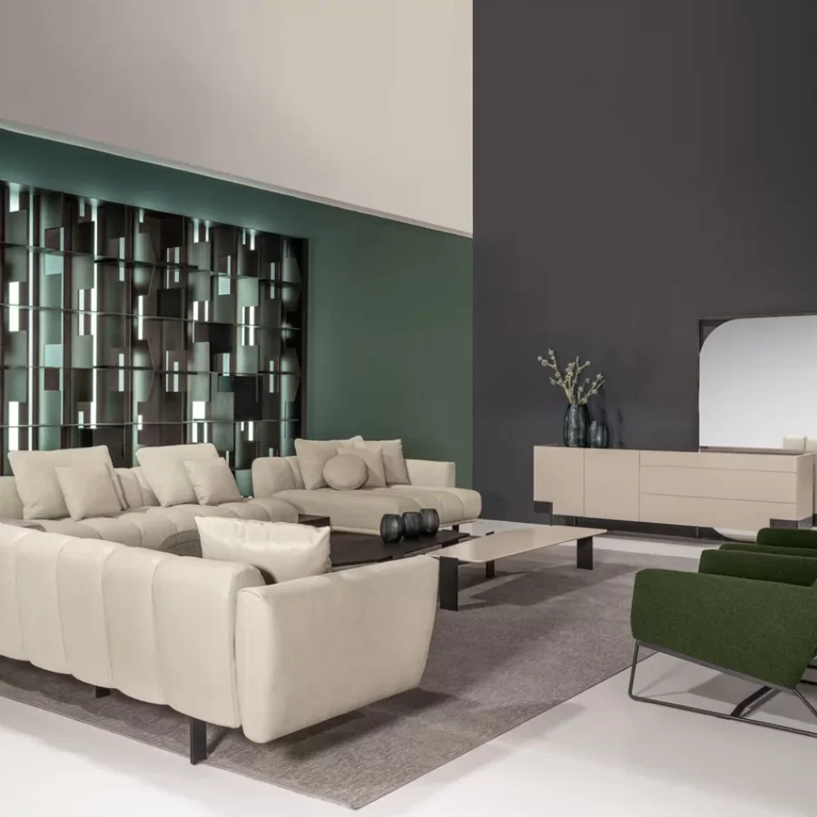 Sharon Coffee Tables by Cantori, luxury Italian furniture for the living room, marble top