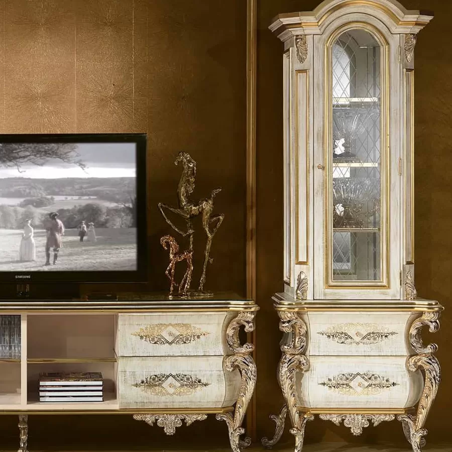Aida TV Cabinet AD037 by Cappelletti, media cabinet, 222 cm wide