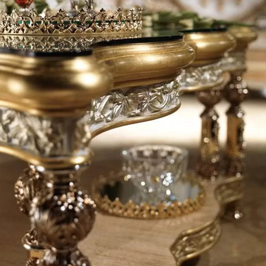 Royal Side Table RY075 by Cappelletti, side table to match a gold coffee table