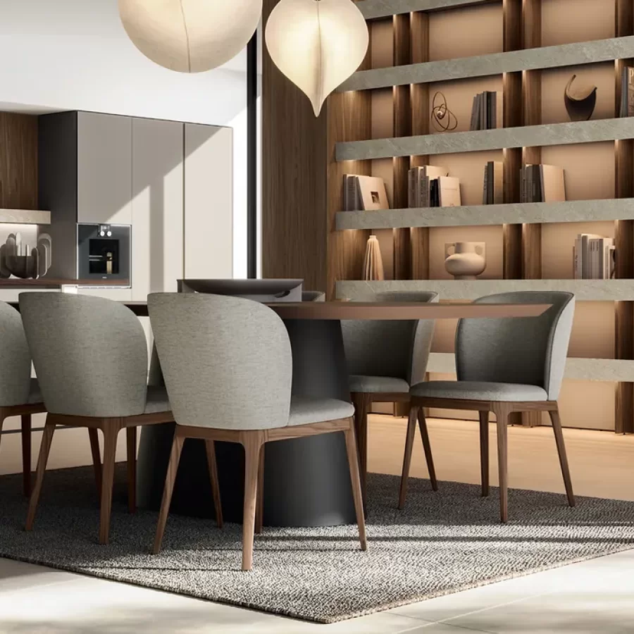 Gulp Dining Chair by Dall'Agnese, contemporary dining room, 49 to 53 cm wide