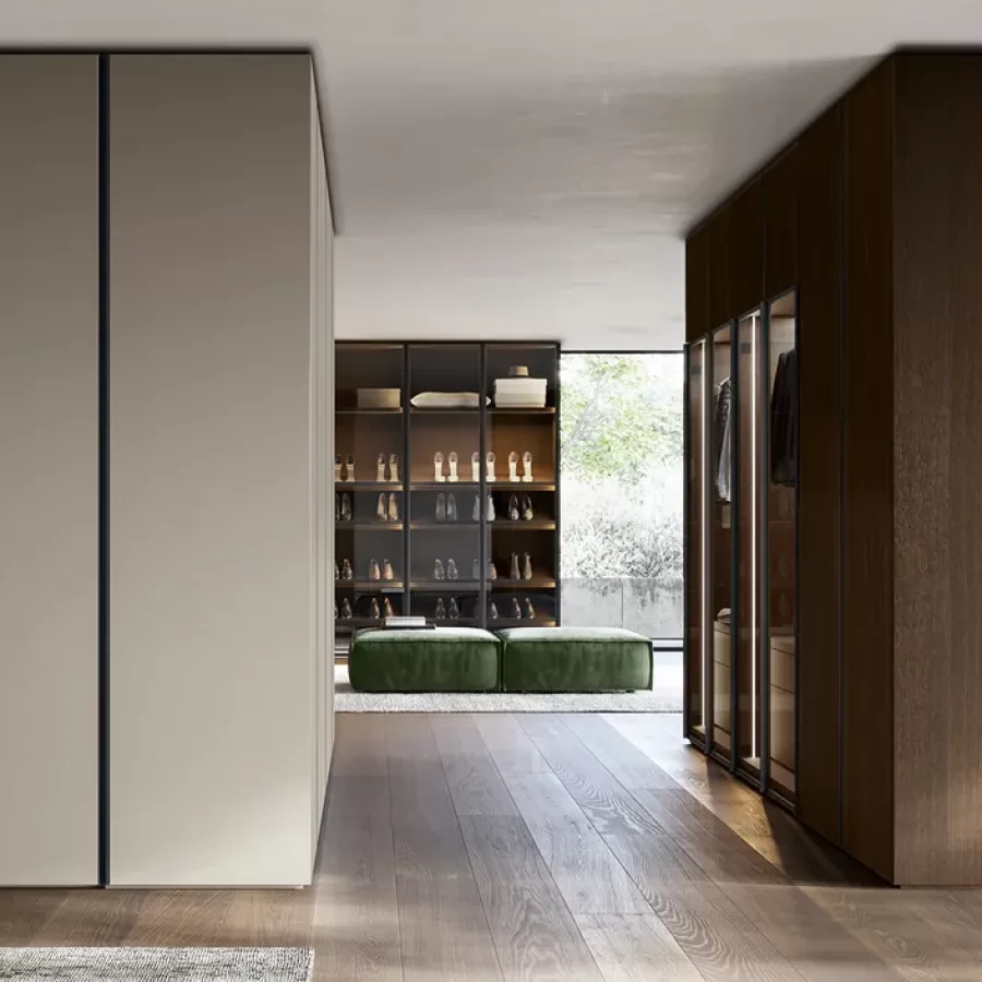 Nodo Wardrobe by Dall'Agnese, for a luxury bedroom