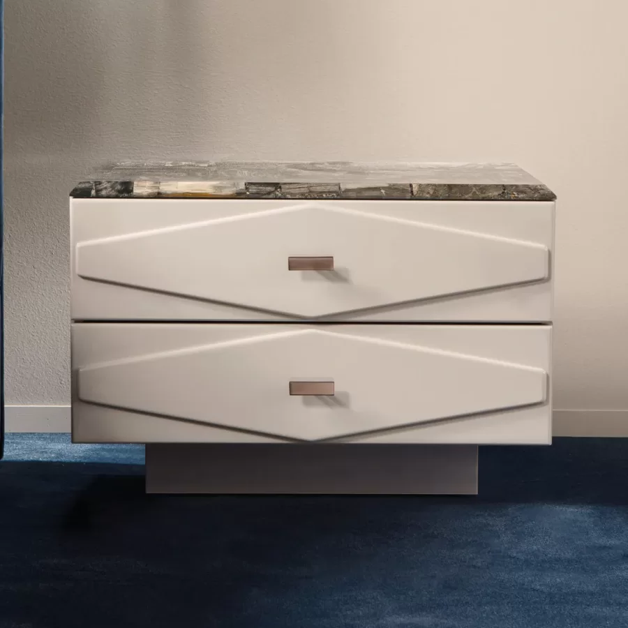 Cinabro Nightstand by Epoque, for high quality bedroom sets