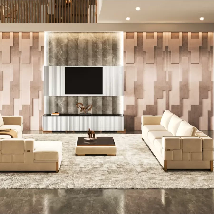 Cromo Plus Sofa by Epoque, Italian leather sofa, in fabric or leather, made to order in Italy