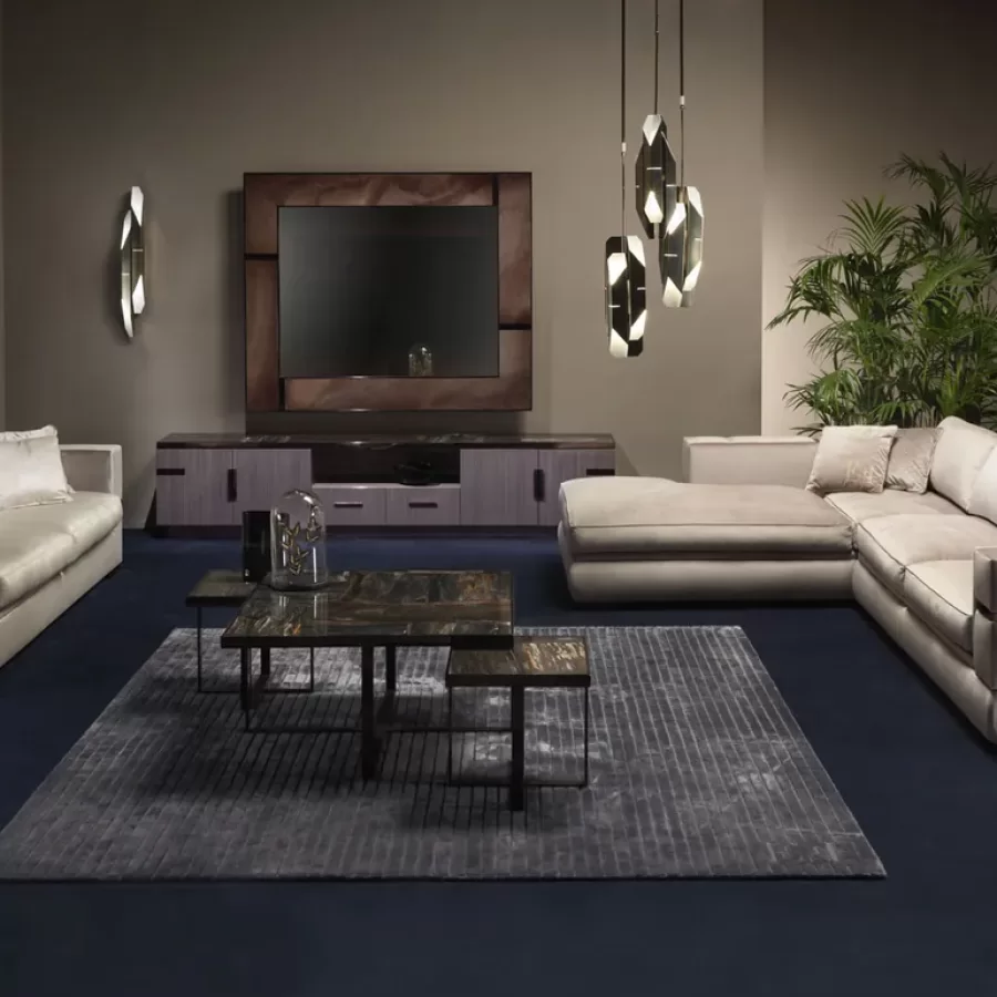 Cromo Sofa by Epoque, made to order in Italy, leather sofa, up to 233 cm wide