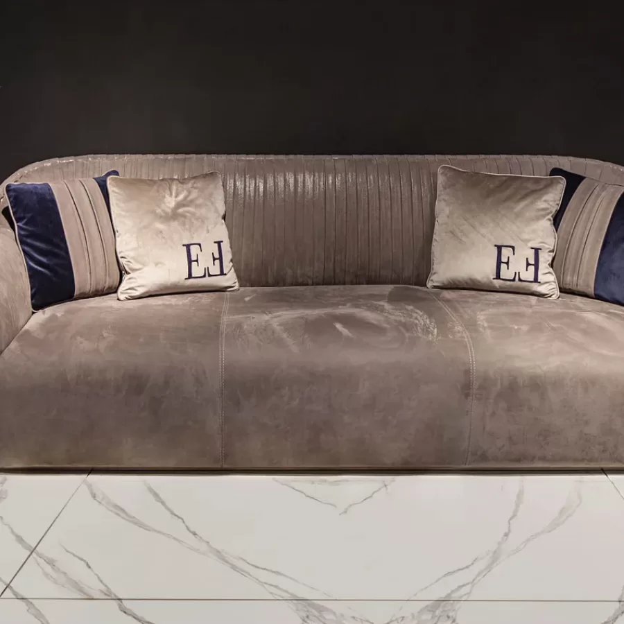 Licena Sofa by Epoque, Italian leather sofa, made to order in Italy