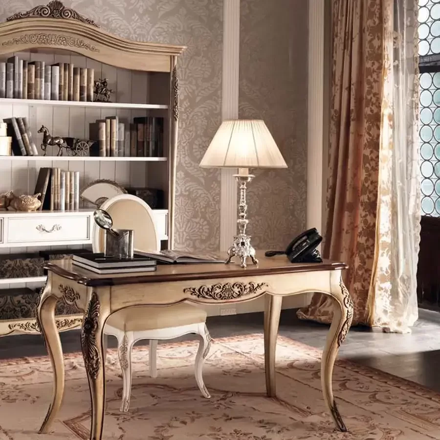 Gran Guardia Desk 2041 by Francesco Pasi, luxury living room furniture, 135 cm wide