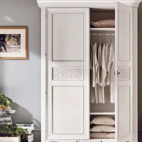 New Deco Wardrobe with Natural Panels