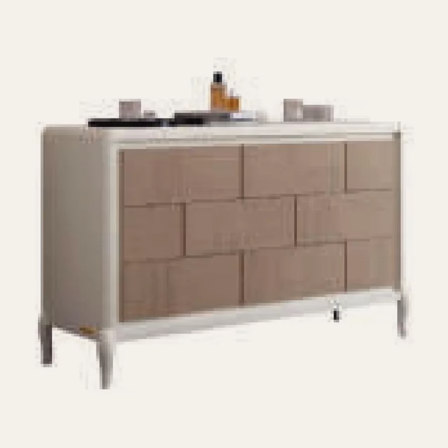 Ocean Chest of Drawers, Natural oak facade by Francesco Pasi, for a luxury bedroom
