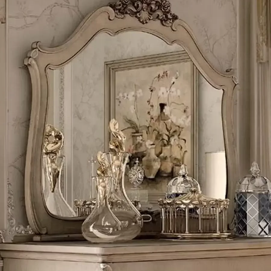 Opera Mirror 3056 by Francesco Pasi, wall mirror, Italian mirror, 126 cm wide