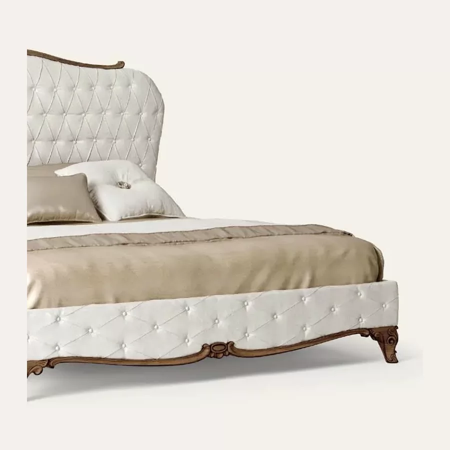 Opera Upholstered Bed, 200x200 cm by Francesco Pasi, luxury bed, for a 180 x 200 cm mattress