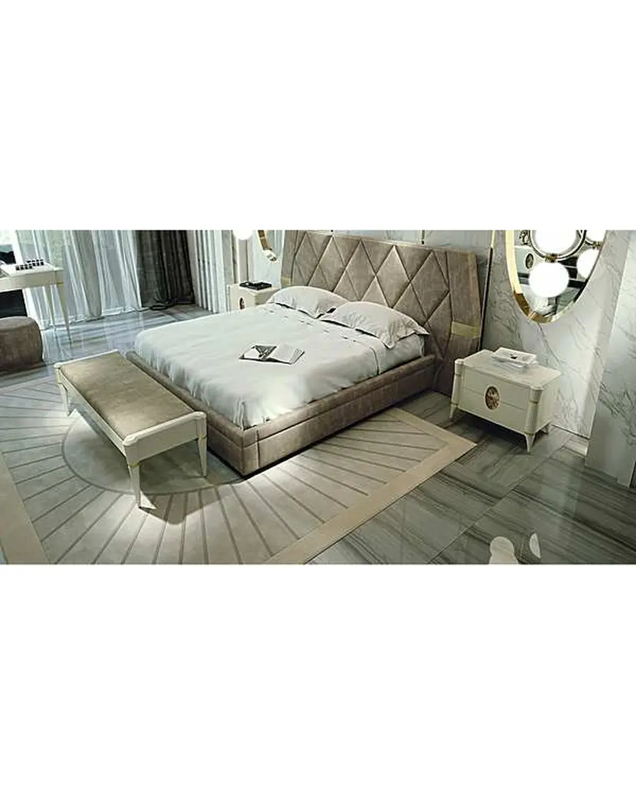 Ellipse bed quilted headboard, Francesco Pasi, supplementary photo, photo 9 of 12