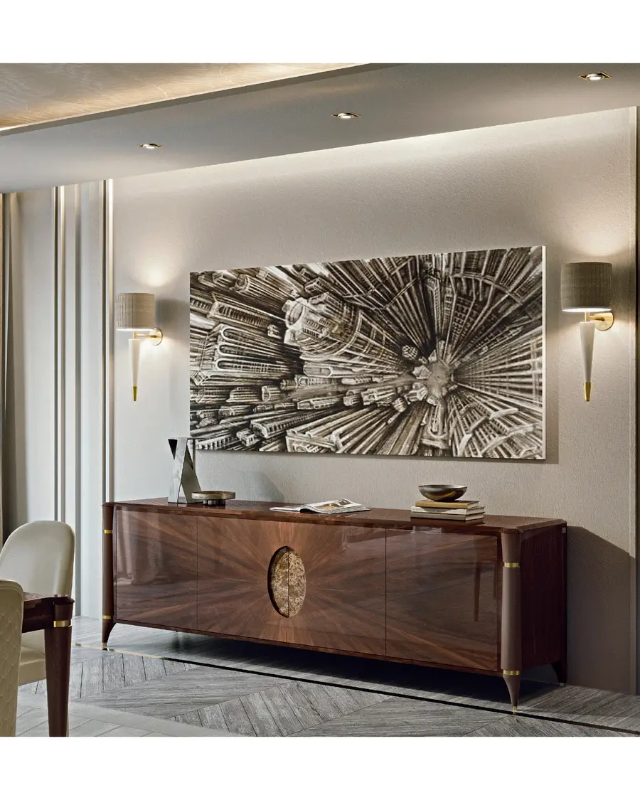 Ellipse sideboard marble oval, Francesco Pasi, supplementary photo, photo 5 of 10
