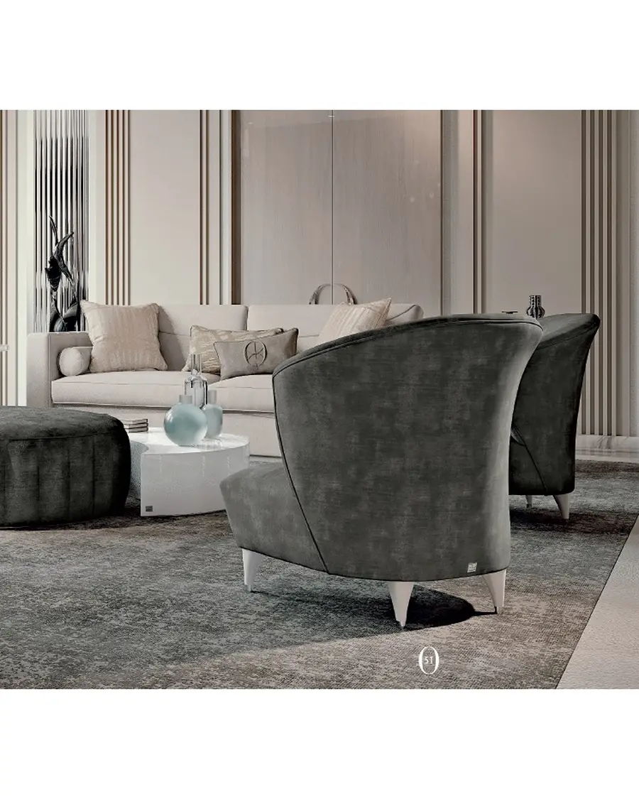 Ellipse sofa straight arms, Francesco Pasi, supplementary photo, photo 1 of 6