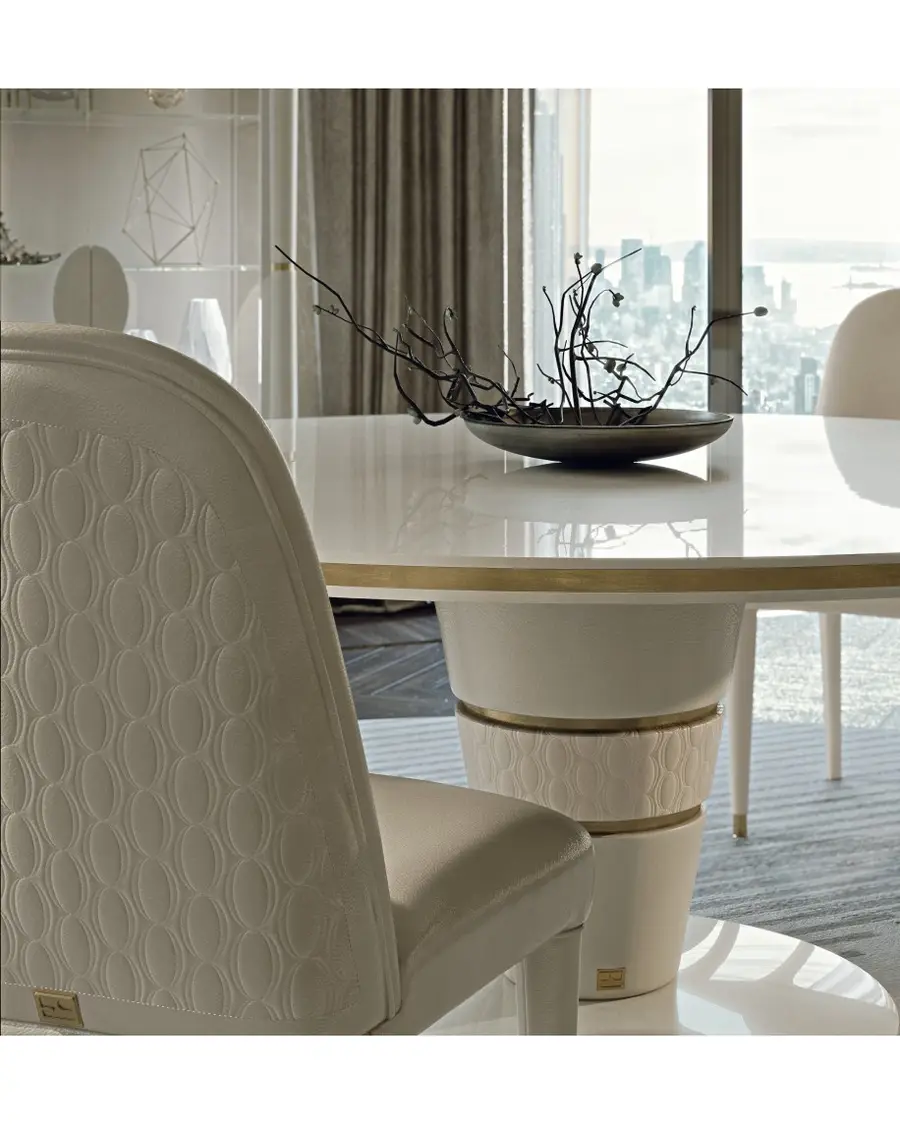 Ellipse upholstered dining chair, Francesco Pasi, supplementary photo, photo 3 of 12